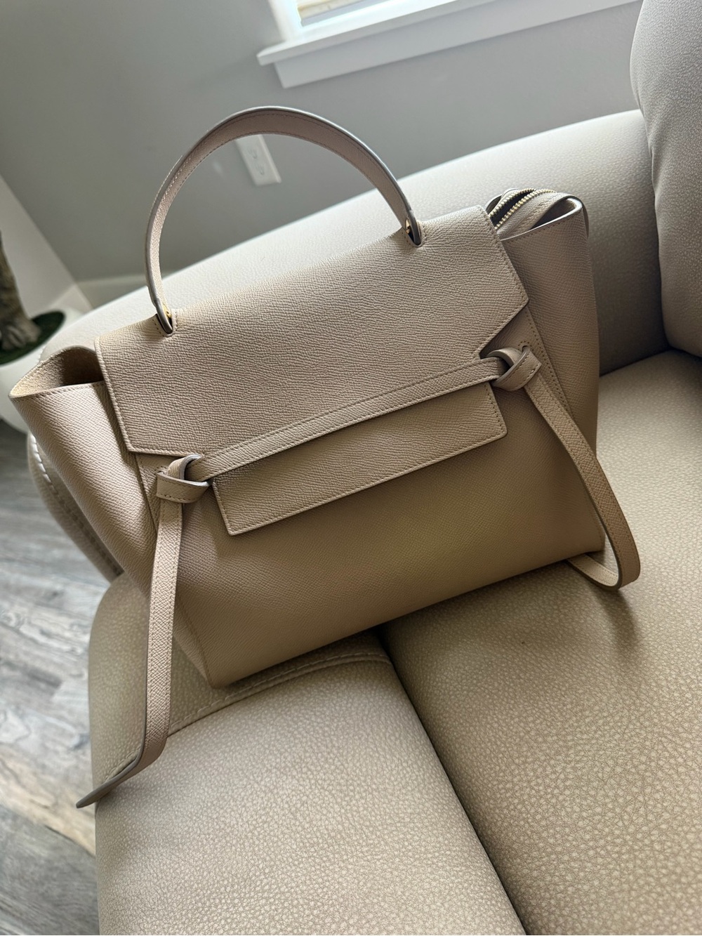 Celine Taupe Top-Handle Women's Bag